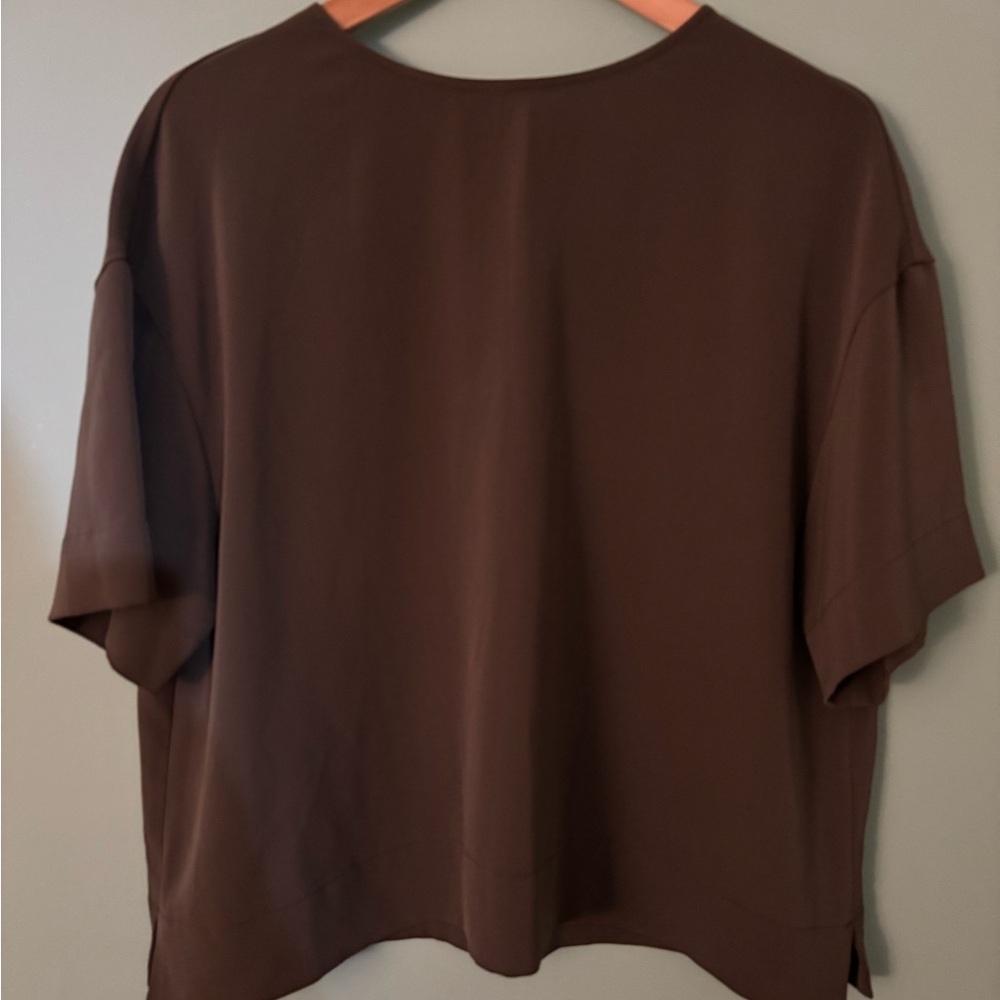 Uniqlo Women's Brown Short Sleeve Top